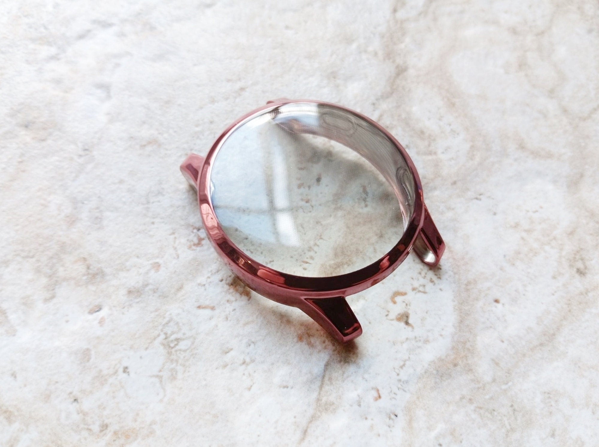 Garmin Watch Bezel Case Cover for Venu 2 and Vivoactive 4 Smartwatches Soft Slim Protective Bumper Frame with Built in Screen Protector